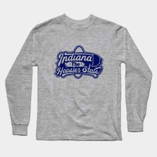 Indiana the Hoosier State Long Sleeve T-Shirt